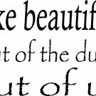 You Make Beautiful 11"x22" Bible Verse Wall Decal by Scripture Wall Art - Decor
