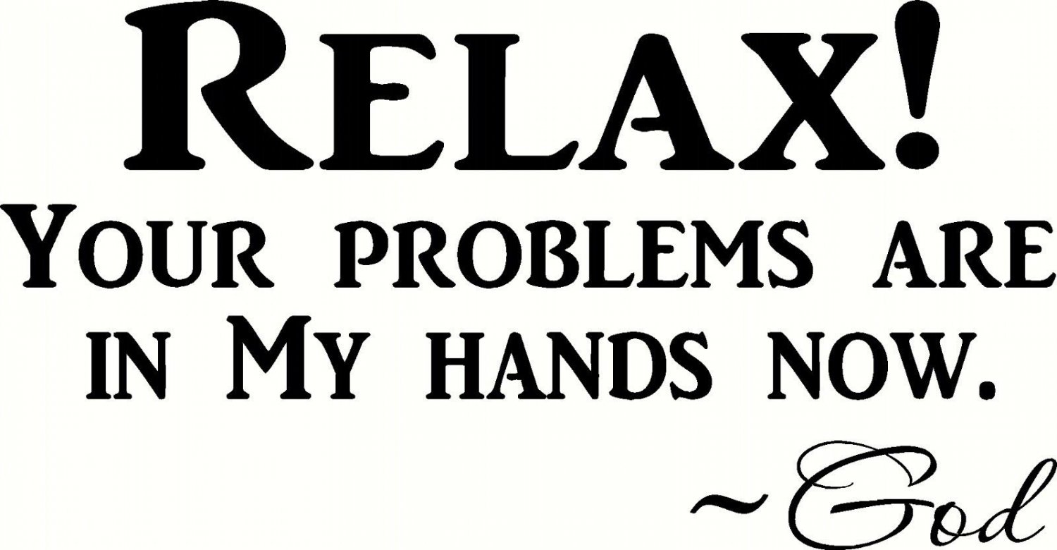 Relax 9 11"x22" Bible Verse Wall Decal by Scripture Wall Art - Decor