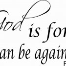 Romans 8:31 11 x 22 : Bible Verse Wall Decal Art by Scripture Wall Art
