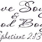 Love Sought and Blood Bought (Ephesians 2:13) Vinyl Wall Art, Sacrifice, Gift