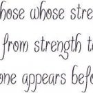 Psalm 84, From Strength in You, Appears Before God, Vinyl Scripture Wall Art
