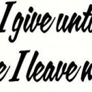 Peace I Give Unto You, My Peace I Leave with You. Bible Verse Inspired Wall D...