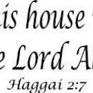 Haggai 2:7, Bible verse wall decals, scripture, Vinyl Art, stickers, love quotes