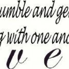 Ephesians 4:2, Bible verse wall decals, scripture, Vinyl Art, stickers, love