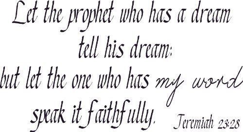 Jeremiah 23:28, Bible verse wall decals, scripture, Vinyl Art, stickers, love