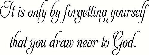 It Is Only Bible verse wall decals, scripture, Vinyl Art, stickers, love quotes