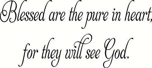 Blessed, 11 x 22 Bible Verse Wall Decal by Scripture Wall Art