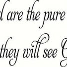 Blessed, 11 x 22 Bible Verse Wall Decal by Scripture Wall Art