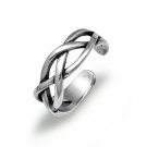 Celtic Knot Bohemia 925 Sterling Silver Adjustable Finger Ring