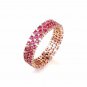 Modern Cubic Zirconia Stars Firework 925 Sterling Silver Ring