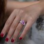 Simple Round Cubic Zirconia 925 Sterling Silver Ring