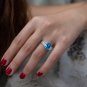 Simple Round Cubic Zirconia 925 Sterling Silver Ring