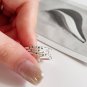 Minimalism Irregular Green CZ 925 Sterling Silver Ring
