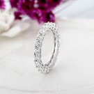 Fashion Shining CZ Circle 925 Sterling Silver Ring