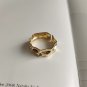Irregular 925 Sterling Silver Adjustable Ring