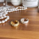 Fashion Irregular Face Moon CZ 925 Sterling Silver Adjustable Ring Fashion Irregular Face Moon CZ 925 Sterling Silver Adjustable Ring