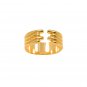 Fashion Geometry Lines 925 Sterling Silver Adjustable Ring