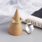 Irregular Folding Paper 925 Sterling Silver Adjustable Ring