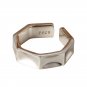 Modern Geometry 925 Sterling Silver Adjustable Ring