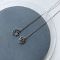 Vintage Irregular Forever Love 925 Sterling Silver Promise Necklace
