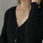 Choker Hollow Chain 925 Sterling Silver Necklace