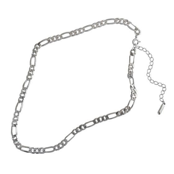 Hollow Chain Choker 925 Sterling Silver Necklace