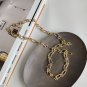 Choker Hollow Chain 925 Sterling Silver Necklace