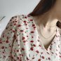 Choker Hollow Chain 925 Sterling Silver Necklace