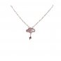 Shell of Mother Lightning Cloud 925 Sterling Silver Necklace