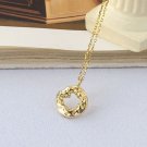 Irregular Circle 925 Sterling Silver Necklace