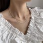 Cute Hollow Pig Nose 925 Sterling Silver Chain Necklace