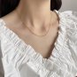 Cute Hollow Pig Nose 925 Sterling Silver Chain Necklace