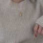 Women Waterdrop Beads 925 Sterling Silver Necklace