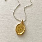 Gift Simple Round Tag 925 Sterling Silver Necklace