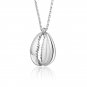 Holiday Hollow Shell 925 Sterling Silver Necklace