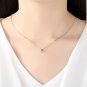 Round CZ 925 Sterling Silver Necklace