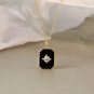 Classic CZ Octopus Star 925 Sterling Silver Tag Necklace