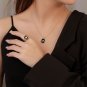 Classic CZ Octopus Star 925 Sterling Silver Tag Necklace