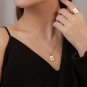 Classic CZ Octopus Star 925 Sterling Silver Tag Necklace