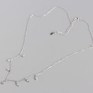 Elegant Geometry Rhombus CZ 925 Sterling Silver Necklace