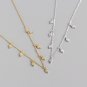 Elegant Geometry Rhombus CZ 925 Sterling Silver Necklace
