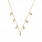 Elegant Geometry Rhombus CZ 925 Sterling Silver Necklace