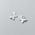 Matte Flying Butterfly 925 Sterling Silver Pendant