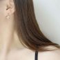 Geometry Rectangle CZ 925 Sterling Silver Dangling Earrings