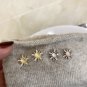 Cute Mini Shining CZ Star  925 Sterling Silver Stud Earrings