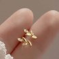Simple Mini Heart CZ Star Geometry 925 Sterling Silver Stud Earrings