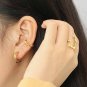 925 Sterling Silver Non-Pierced Earring, Single