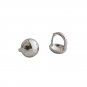 Beads 925 Sterling Silver Hoop Earrings
