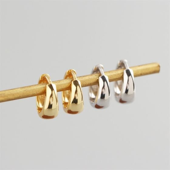 925 Sterling Silver Hoop Earrings