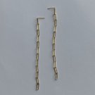 Chain Tassel 925 Sterling Silver Dangling Earrings